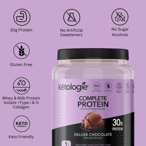 Deluxe Chocolate Complete Protein Shake (30g Protein) - 28.25oz