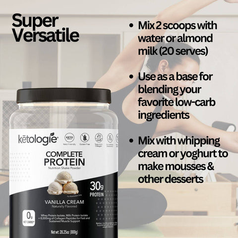 Vanilla Cream Complete Protein Shake (30g Protein) - 28.25oz