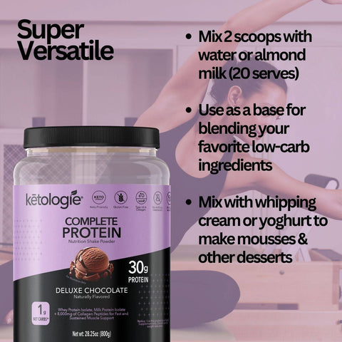 Deluxe Chocolate Complete Protein Shake (30g Protein) - 28.25oz