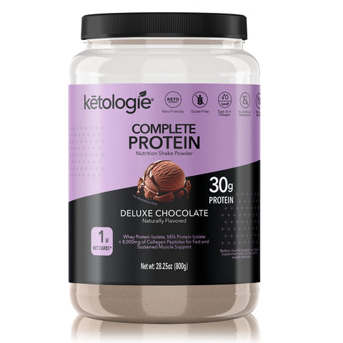 Deluxe Chocolate Protein Shake with 30g Protein, 28.25oz container.